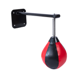 Wall Hanging Boxing Punching Bag Speed Training Stress Relief Kit with Wall Mount Bracket
