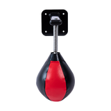 Wall Hanging Boxing Punching Bag Speed Training Stress Relief Kit with Wall Mount Bracket - Close-Up Angle