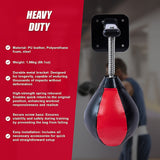 Wall Hanging Boxing Punching Bag Speed Training Stress Relief Kit with Wall Mount Bracket - Extra Image