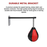 Wall Hanging Boxing Punching Bag Speed Training Stress Relief Kit with Wall Mount Bracket - Extra Image