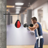 Wall Hanging Boxing Punching Bag Speed Training Stress Relief Kit with Wall Mount Bracket - Front View