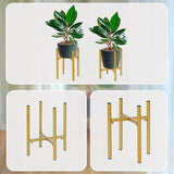 Metal Plant Stand Adjustable Indoor - Low Angle