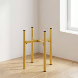 Metal Plant Stand Adjustable Indoor - Close-Up Angle