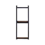 Stylish Bathroom Towel Storage Rack with Wooden Shelves