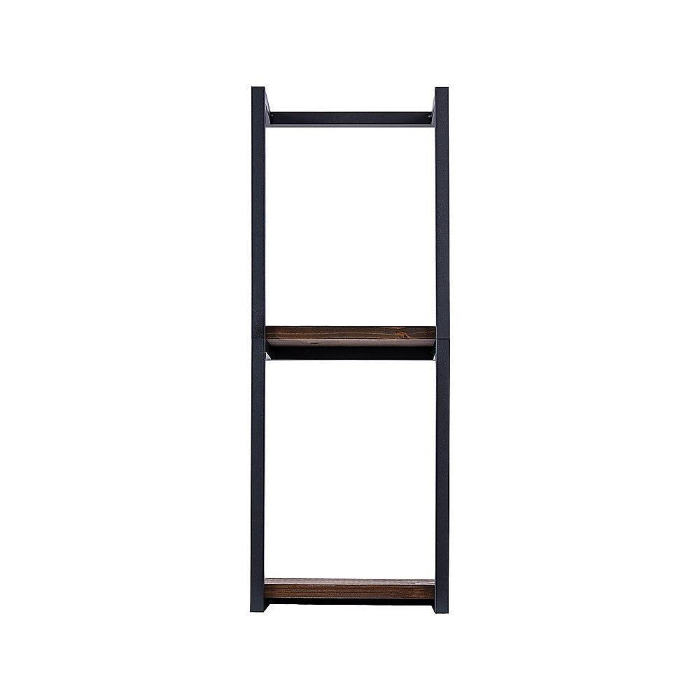 Stylish Bathroom Towel Storage Rack with Wooden Shelves