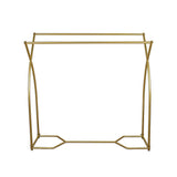 Commercial Clothing Garment Rack Retail Shop in Gold