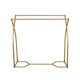 Commercial Clothing Garment Rack Retail Shop in Gold