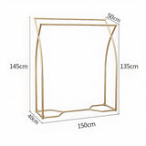 Commercial Clothing Garment Rack Retail Shop in Gold - Extra Image