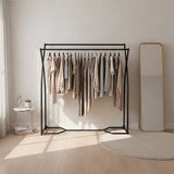 Commercial Clothing Garment Rack Retail Shop in Black