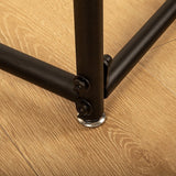 Commercial Clothing Garment Rack Retail Shop in Black - Low Angle
