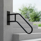 Handrail Steps Railing Outdoor Indoor Metal Rail - Front View