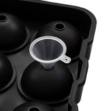 2x Ice Cube Tray Ball Mould Cube Silicone For Whisky Cocktails - Extra Image