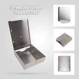 Paper Towel Dispenser Wall Mount Commercial Bathroom - Low Angle