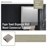 Paper Towel Dispenser Wall Mount Commercial Bathroom - Extra Image