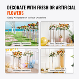 Gold Metal Flower Stand