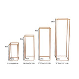 Rose Gold Metal Flower Stand - Extra Image