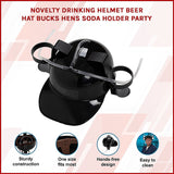 Novelty Drinking Helmet Beer Hat Bucks Hens Soda Holder Party - Side View