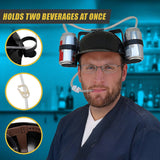 Novelty Drinking Helmet Beer Hat Bucks Hens Soda Holder Party - Close-Up Angle