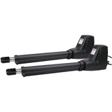 800KG Double Swing Auto Motor Remote Gate Opener with 20W Solar Backup - Front View