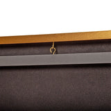 Wall Display/Case Lockable Rack 80cm Football Basketball Jersey Storage Box in Gold - Side View