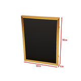 Wall Display/Case Lockable Rack 80cm Football Basketball Jersey Storage Box in Gold - Low Angle