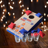 Cornhole Toss Portable Entertainment for Buck Hens Parties - Front View