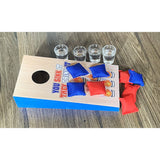 Cornhole Toss Portable Entertainment for Buck Hens Parties - 45-Degree Angle
