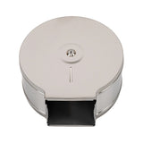 Toilet Paper Towel Dispenser Brushed Stainless Steel Wall-Mounted Bathroom Tissue - Top-Down View