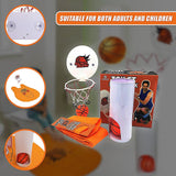 Basketball Game Toilet Bathroom Loo Entertainment Gift - Top-Down View