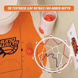 Basketball Game Toilet Bathroom Loo Entertainment Gift - Rear View