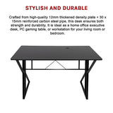 Computer Desk Home Office Study Writing Workstation Gaming - Extra Image