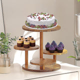 4 Tier Round Dessert Stand Tower Cake Cupcake Display - Front View