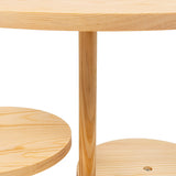4 Tier Round Dessert Stand Tower Cake Cupcake Display - Close-Up Angle
