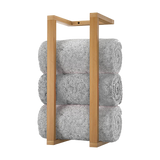 Wall Towel Rack for Rolled Towels Bathroom Storage - Extra Image