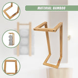 Wall Towel Rack for Rolled Towels Bathroom Storage - Extra Image