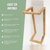 Wall Towel Rack for Rolled Towels Bathroom Storage - Extra Image