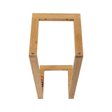 Wall Towel Rack for Rolled Towels Bathroom Storage - Close-Up Angle