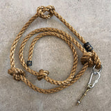 Jungle Gym Rock Climbing Holds Kids Wall Mounting Hardware Knotted Rope 25 Handles Playground - Rear View
