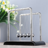 Newton's Cradle Steel Balance Small Pendulum Physics Science - Front View