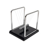 Newton's Cradle Steel Balance Small Pendulum Physics Science - Top-Down View