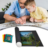 Jigsaw Puzzle Mats 1500pc Storage - Close-Up Angle