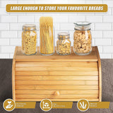 Bamboo Bread Box Kitchen Storage - Extra Image