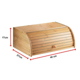 Bamboo Bread Box Kitchen Storage - Extra Image