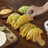 Taco Tray Holder Food Charcuterie Kitchen Gift - Front View