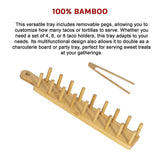 Taco Tray Holder Food Charcuterie Kitchen Gift - Extra Image