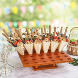 Ice Cream Cone Holder Stand Birthday Party - Top-Down View