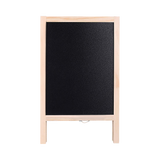 Sidewalk Board Sign Frame Chalkboard Drawing - Rear View