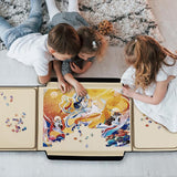Portable Jigsaw 1000 Pieces Board Puzzle Storage Carry Safe Case Carrier - 45-Degree Angle