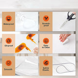 PVC Tablecloth Clear Plastic Cover Protector Mat - Extra Image
