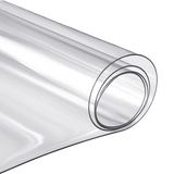 PVC Tablecloth Clear Plastic Cover Protector Mat - 45-Degree Angle